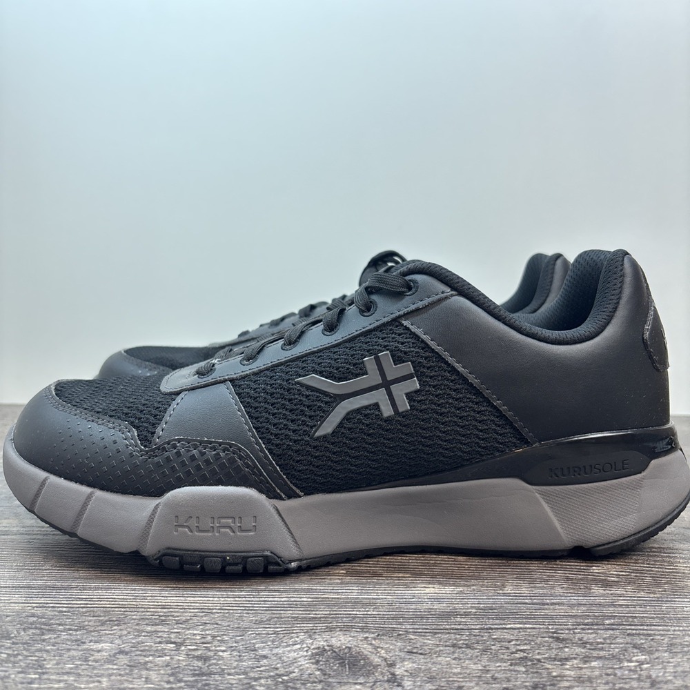 KURU Quantum 2 Women's 12 Sneaker Jet Black/Slate Gray Athletic Shoe $169 NEW